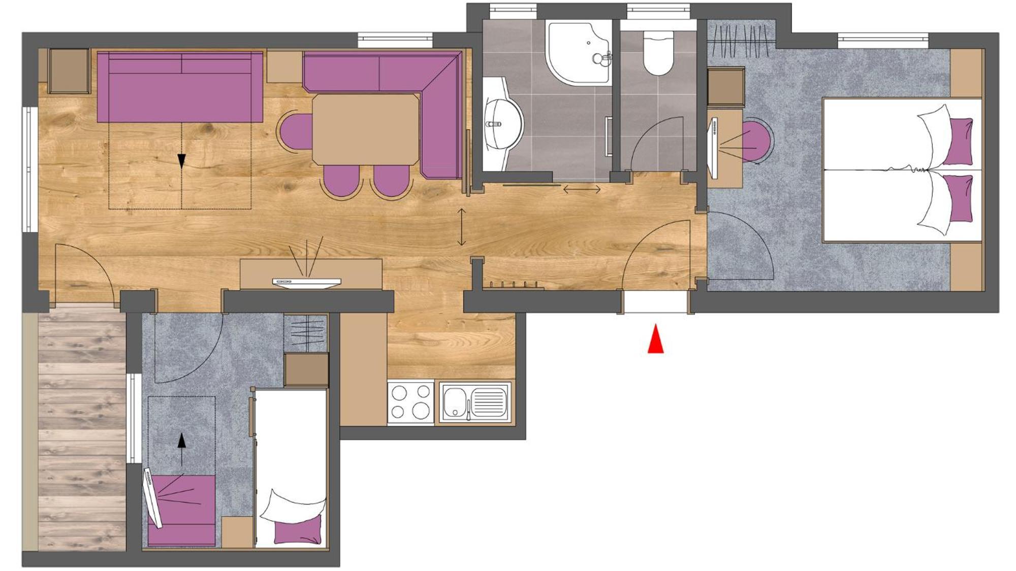 Apartments Schoene Aussicht Тукс Номер фото